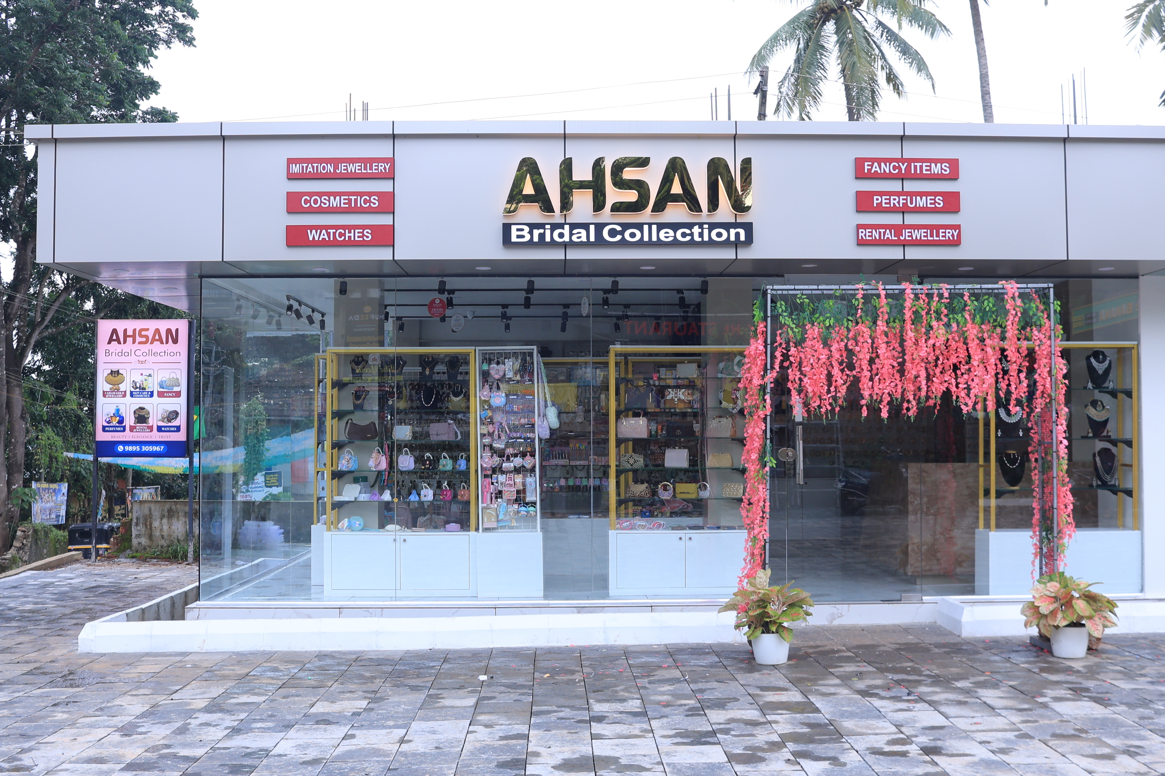 AHSAN Bridal Collection boutique storefront
